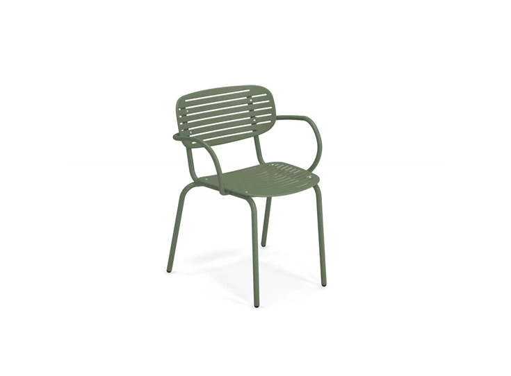 Emu-Mom-stoel-met-armleuning-military-groen