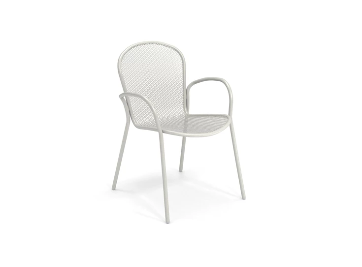 Emu-Ronda-XS-stoel-met-armleuning-mat-wit