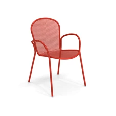 Emu-Ronda-XS-stoel-met-armleuning-scarlet-red