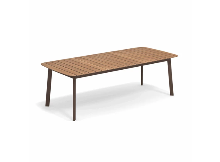 Emu-Shine-tafel-225x100x75cm-indian-brown-onderstel-teak
