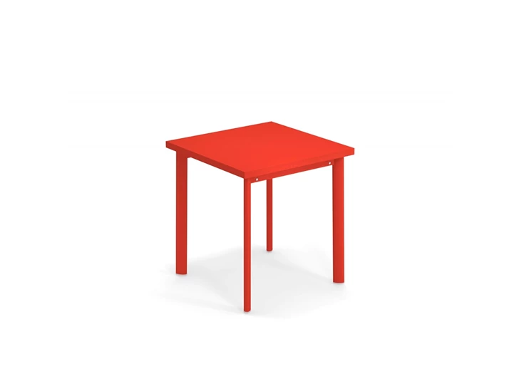 Emu-Star-tafel-70x70cm-scarlet-red