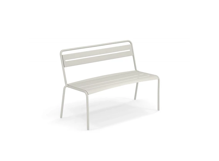 Emu-Star-zitbank-met-rugleuning-121cm-matt-white