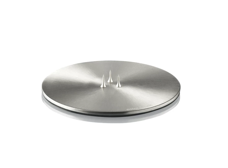 Ester-Erik-kandelaar-plaat-D10cm-mat-zilver