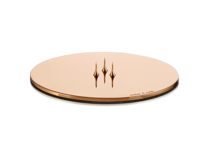 Ester-Erik-kandelaar-plate-D10cm-shiny-rose-gold
