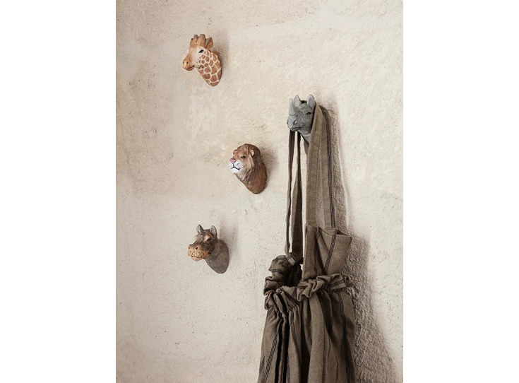 Ferm-Living-Animal-handgesneden-wandhaak-nijlpaard