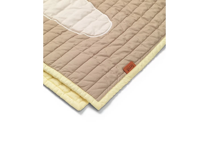 Ferm-Living-Bird-quilted-blanket-80x110cm-sand