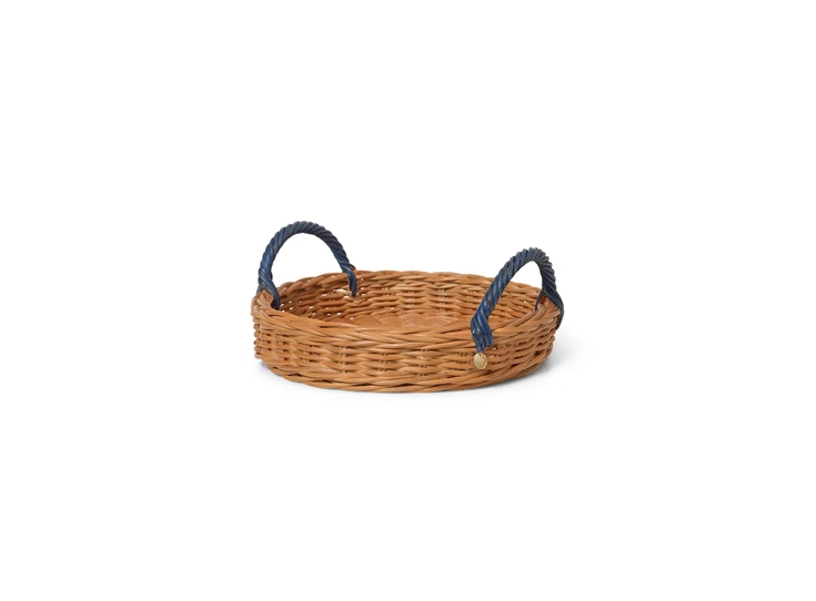 Ferm-Living-Blue-Handle-schaal-rattan-D30cm
