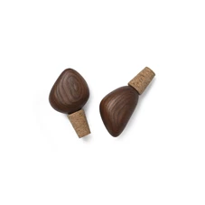 Ferm-Living-Cairn-wijnstopper-set-van-2-donkerbruin