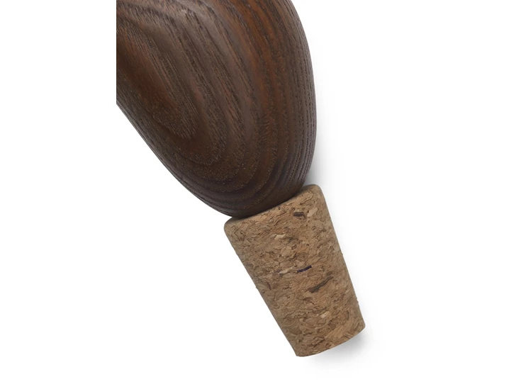 Ferm-Living-Cairn-wijnstopper-set-van-2-donkerbruin