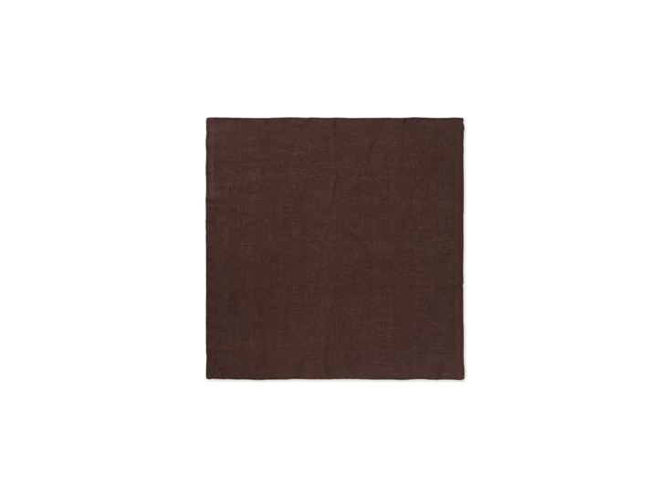 Ferm-Living-Linen-Napkins-servet-set-van-2-chocolate