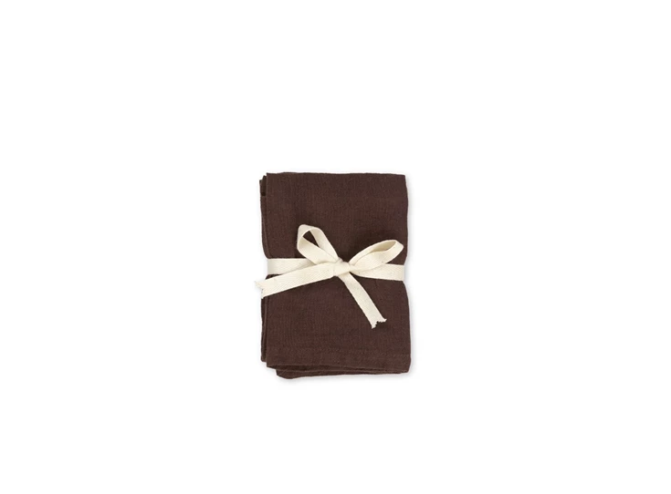 Ferm-Living-Linen-Napkins-servet-set-van-2-chocolate