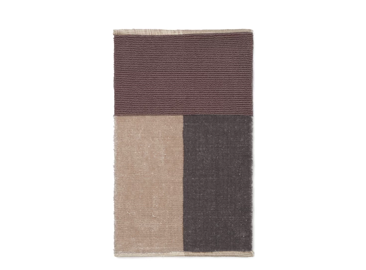 Ferm-Living-Pile-badkamertapijt-80x50cm-bruin