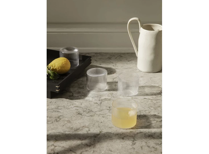 Ferm-Living-Ripple-lage-glazen-set-van-4-D76cm-H61cm-20cl-clear