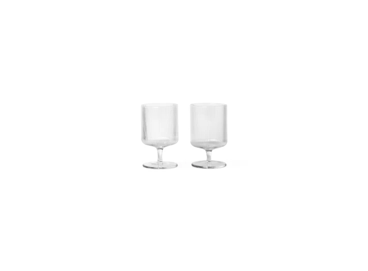 Ferm-Living-Ripple-wijnglas-27cl-clear-set-van-2