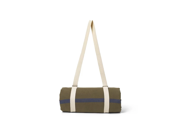 Ferm-Living-Yard-Picnic-Blanket-outdoor-deken-180x180cm-olive-bright-blue