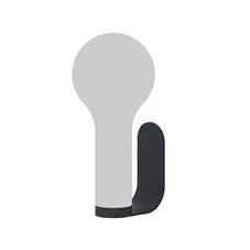 Fermob-Aplo-muurhouder-voor-lamp-H12cm-carbone