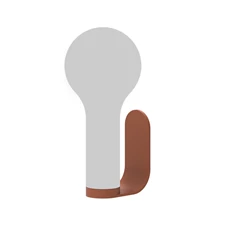 Fermob-Aplo-muurhouder-voor-lamp-H12cm-ocre-rouge