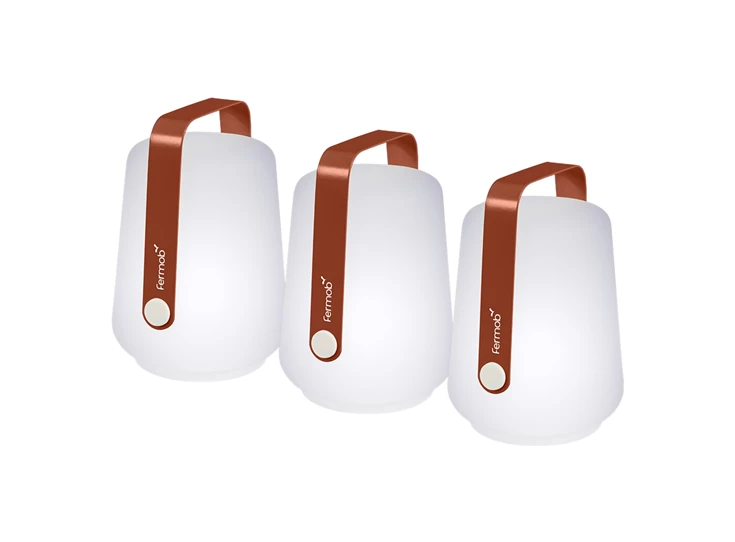 Fermob-Balad-tafellamp-mini-set-van-3-H12cm-ocre-rouge