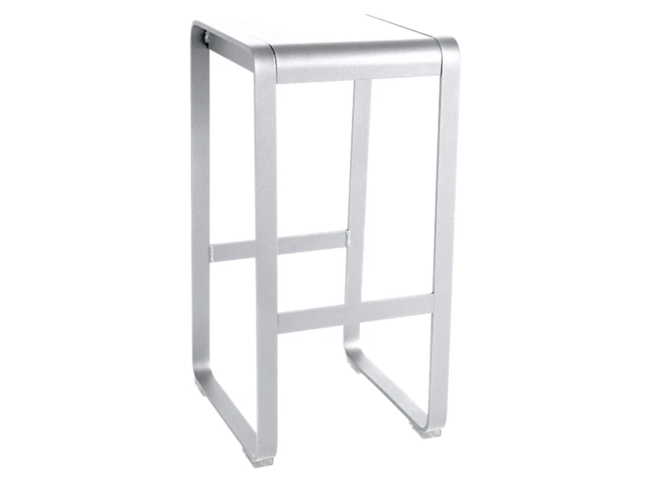 Fermob-Bellevie-hoge-stoel-zithoogte-75cm-blanc-coton-wit