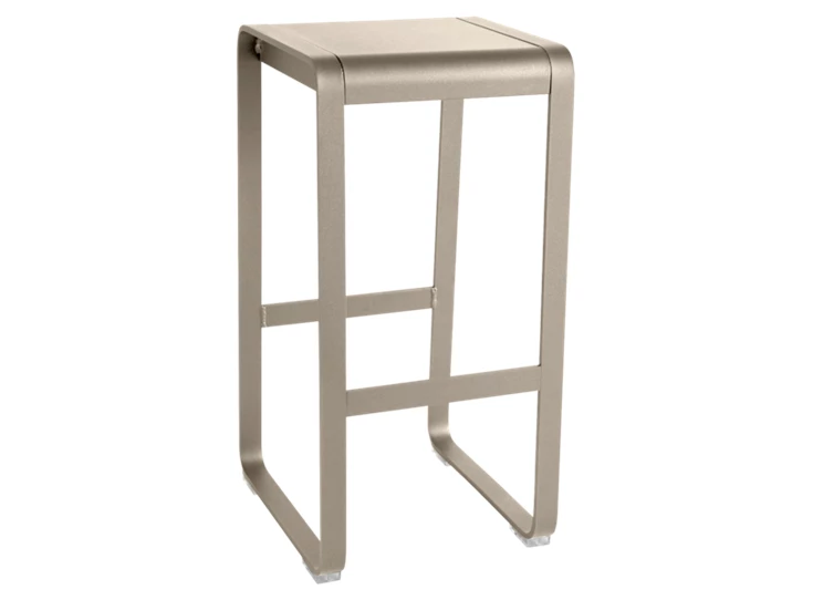 Fermob-Bellevie-hoge-stoel-zithoogte-75cm-muscade