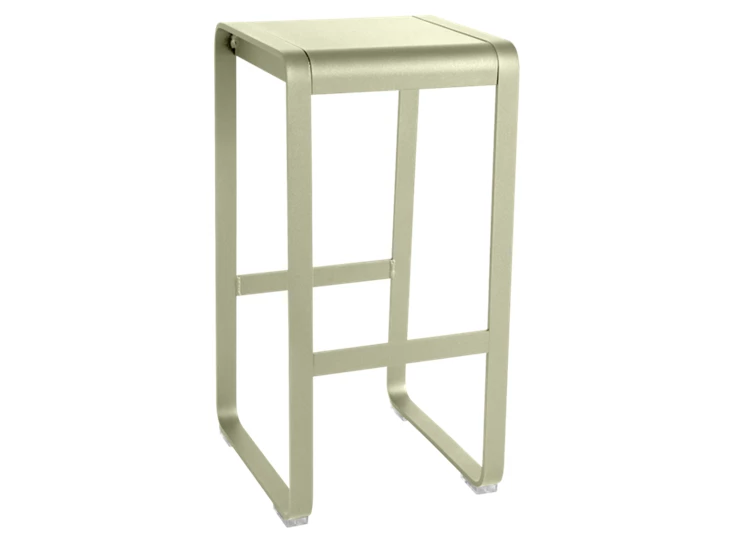 Fermob-Bellevie-hoge-stoel-zithoogte-75cm-vert-tilleul