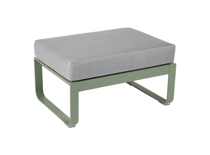 Fermob-Bellevie-ottoman-poef-74x53x41cm-cactus-stof-gris-flanelle