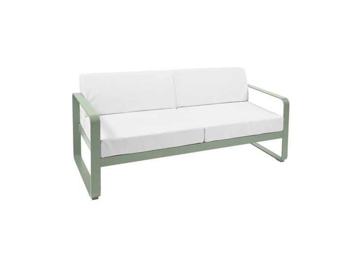 Fermob-Bellevie-sofa-2-zit-160x75x71cm-cactus-stof-blanc-grise