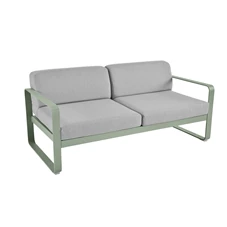 Fermob-Bellevie-sofa-2-zit-160x75x71cm-cactus-stof-gris-flanelle