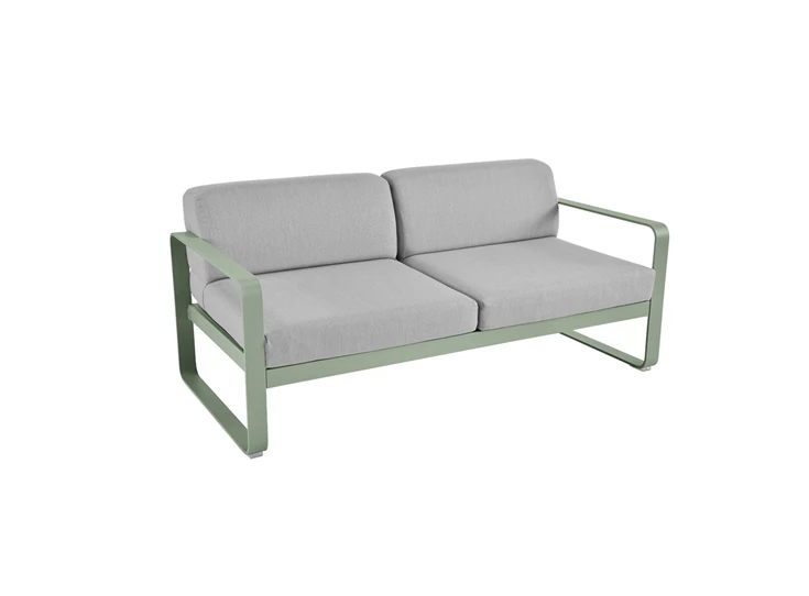 Fermob-Bellevie-sofa-2-zit-160x75x71cm-cactus-stof-gris-flanelle