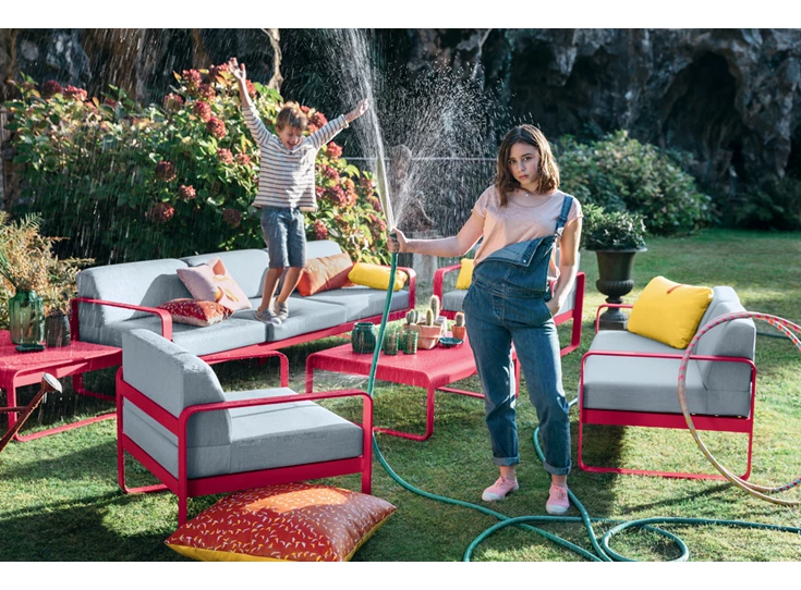 Fermob-Bellevie-sofa-2-zit-160x75x71cm-cactus-stof-gris-flanelle