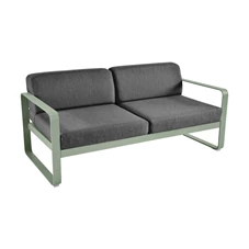Fermob-Bellevie-sofa-2-zit-160x75x71cm-cactus-stof-gris-graphite