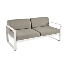 Fermob-Bellevie-sofa-2-zit-160x75x71cm-gris-argile-stof-taupe-grise