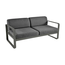 Fermob-Bellevie-sofa-2-zit-160x75x71cm-romarin-stof-gris-graphite