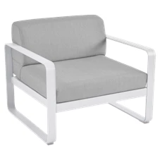 Fermob-Bellevie-sofa-eenzit-85x75x71cm-blanc-coton-wit-stof-gris-flanelle