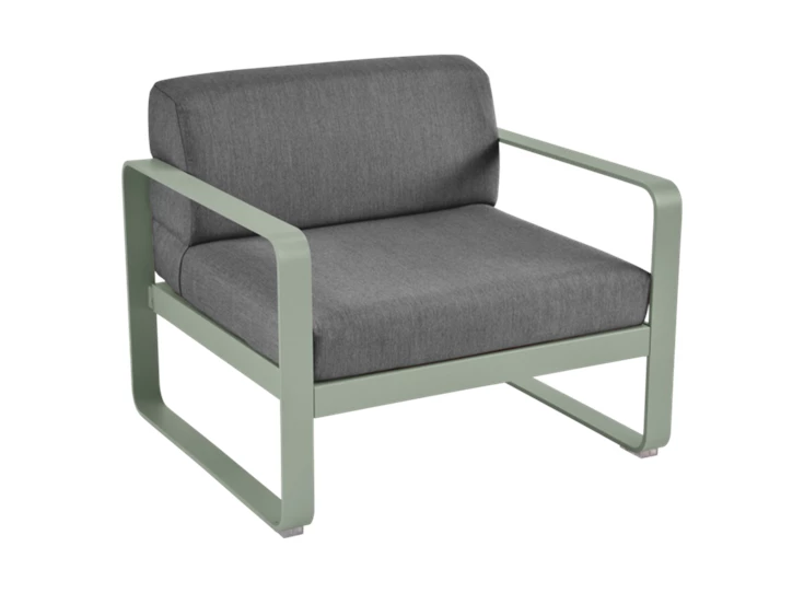 Fermob-Bellevie-sofa-eenzit-85x75x71cm-cactus-stof-gris-graphite