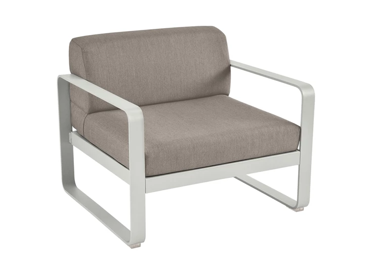 Fermob-Bellevie-sofa-eenzit-85x75x71cm-gris-argile-stof-taupe-grise