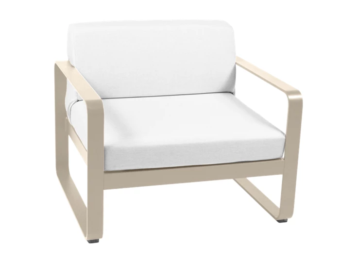 Fermob-Bellevie-sofa-eenzit-85x75x71cm-muscade-stof-blanc-grise