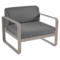 Fermob-Bellevie-sofa-eenzit-85x75x71cm-muscade-stof-gris-graphite