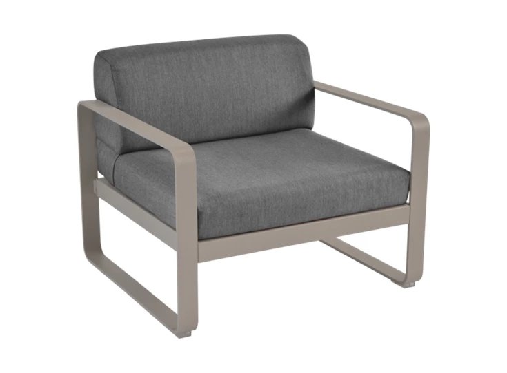 Fermob-Bellevie-sofa-eenzit-85x75x71cm-muscade-stof-gris-graphite