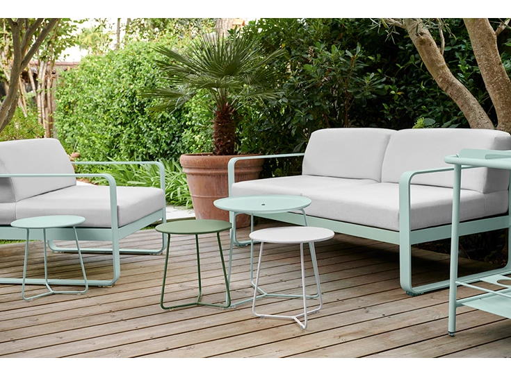 Fermob-Bellevie-sofa-eenzit-85x75x71cm-reglisse-zwart-stof-blanc-grise