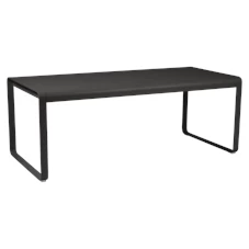 Fermob-Bellevie-tafel-196x90cm-reglisse-zwart