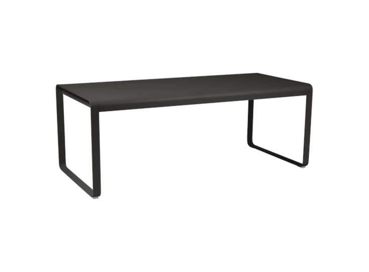 Fermob-Bellevie-tafel-196x90cm-reglisse-zwart
