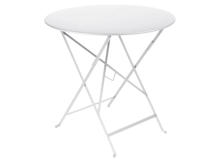 Fermob-Bistro-table-D77cm-blanc-coton