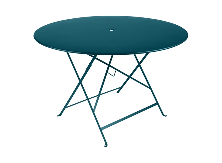 Fermob-Bistro-tafel-D117cm-blue-acapulco