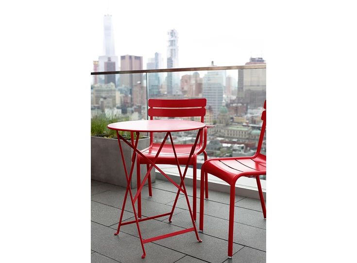 Fermob-Bistro-tafel-D60cm-piment