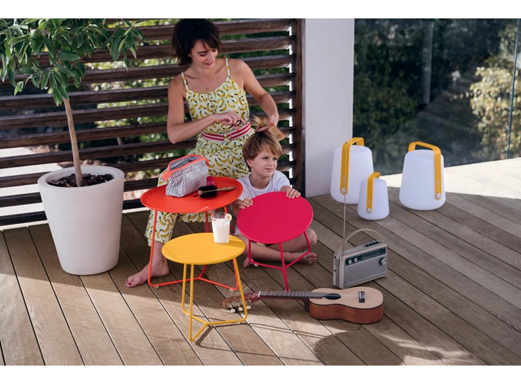 Fermob-Cocotte-tabouret-bas-table-menthe-glaciale