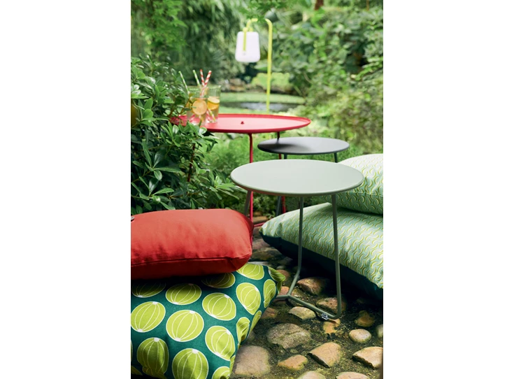 Fermob-Cocotte-tabouret-bas-table-menthe-glaciale