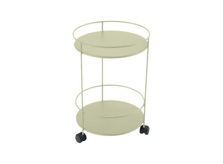 Fermob-Gueridon-a-roulettes-roltafel-vert-tilleul