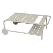 Fermob-Luxembourg-lage-tafel-met-2-wielen-105x72cm-H39cm-gris-argile