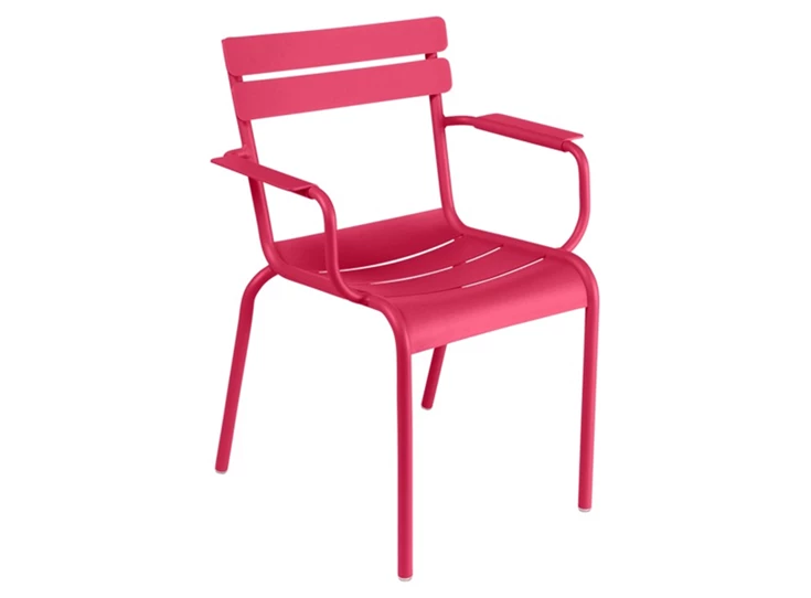 Fermob-Luxembourg-stoel-met-armleuning-rose-praline